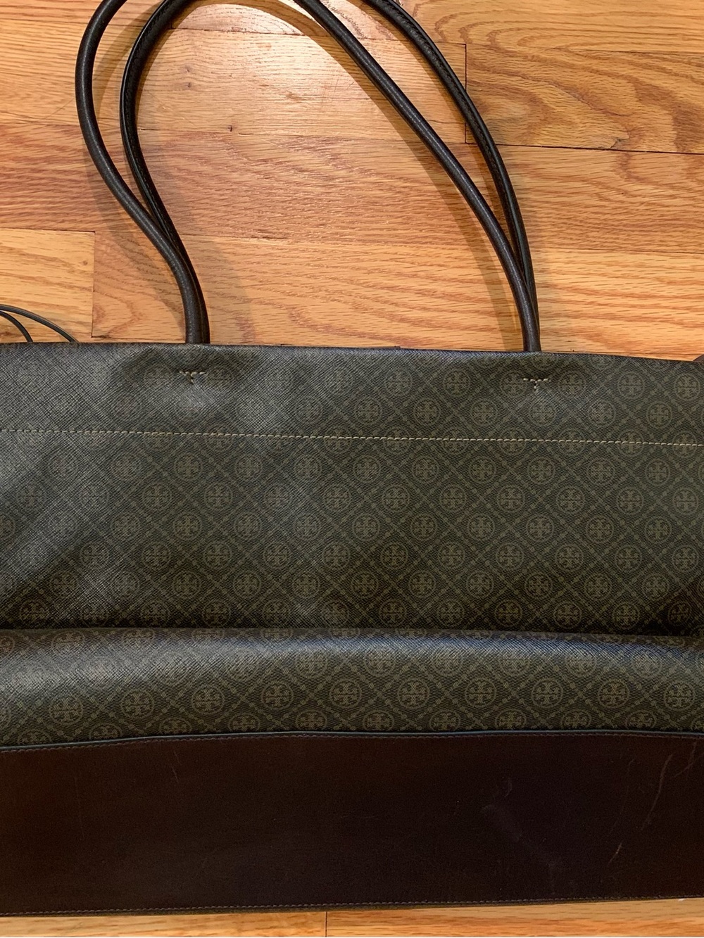 Tory Burch large Monogram logo tote NEW - Picture 2 of 8